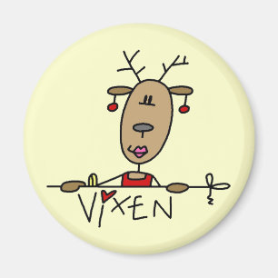 Vixen Reindeer Tshirts und Geschenke Magnet