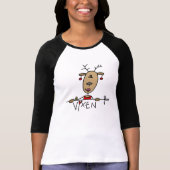 Vixen Reindeer Weihnachtsgeschenke und Geschenke T-Shirt (Vorderseite)