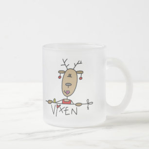 Vixen-Ren-T-Shirts und Geschenke Mattglastasse