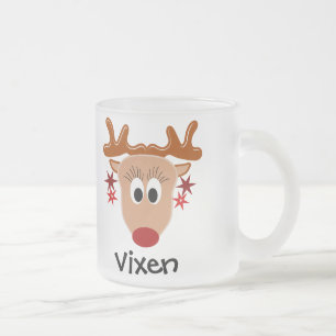 Vixen-Ren-Tasse Mattglastasse