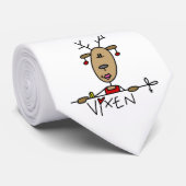 Vixen-Ren-Weihnachtst-shirts und -geschenke Krawatte (Gerollt)