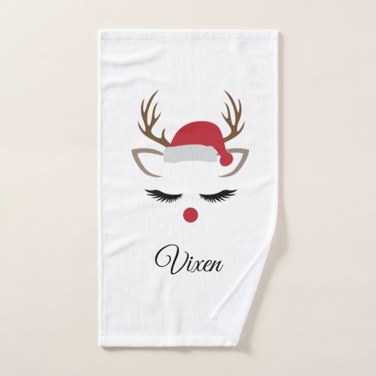 Vixen Rentierhandtuch Handtuch (Handtuch)