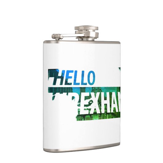 Viynl Wrexham Schweißkolben Flachmann (Rechts)