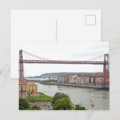 Vizcaya-Brücke. Postkarte (Vorne/Hinten)