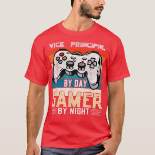 Vize-Direktor tagsüber, Gamer nachts, Videospiel-F T-Shirt