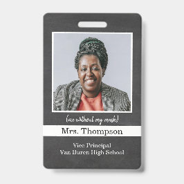 Vize-Foto-ID-Abzeichen für Schulen Ausweis