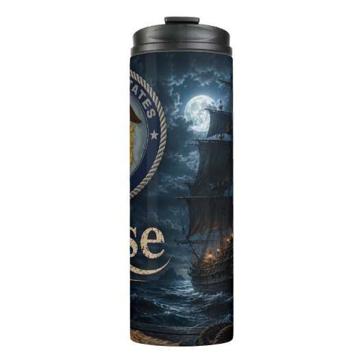 Vize Piratenschiff Thermosbecher (Vorderseite)