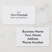 Vizedirektor Visitenkarte (Vorne/Hinten)