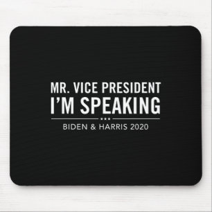 Vizepräsident Ich spreche gerade von Kamala Har Mousepad