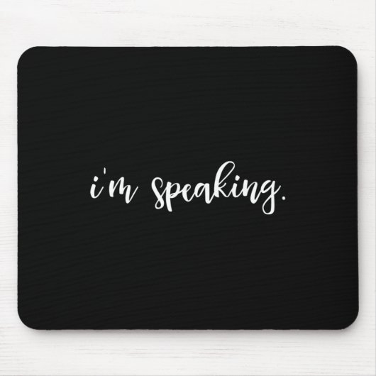 Vizepräsident Ich spreche Kamala Harris Mousepad (Vorne)