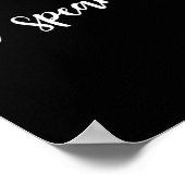 Vizepräsident Ich spreche Kamala Harris Poster (Ecke)