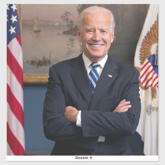 Vizepräsident Joe Biden während der Präsidentschaf Aufkleber (Blatt)