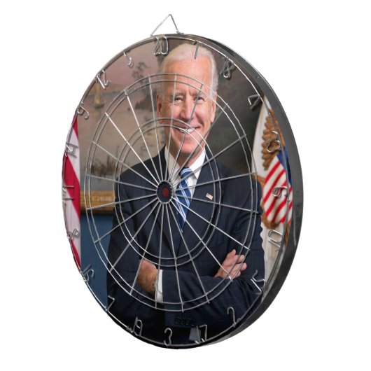 Vizepräsident Joe Biden während der Präsidentschaf Dartscheibe (Vorderseite rechts)