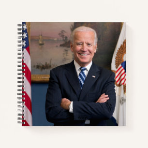 Vizepräsident Joe Biden während der Präsidentschaf Notizblock