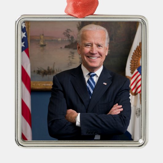 Vizepräsident Joe Biden während der Präsidentschaf Ornament Aus Metall (Vorne)