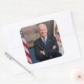 Vizepräsident Joe Biden während der Präsidentschaf Quadratischer Aufkleber (Umschlag)