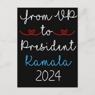 Vizepräsident Kamala 2024 Vizepräsident Ka Postkarte