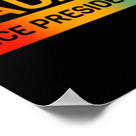 Vizepräsident Kamala Harris 2020 Poster (Ecke)