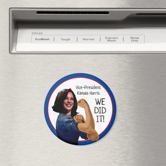 Vizepräsident Kamala Harris als Rosie Magnet (In Situ (Geschirrspüler))