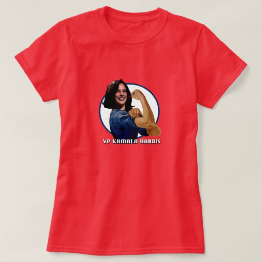 Vizepräsident Kamala Harris als Rosie T-Shirt (Design vorne)