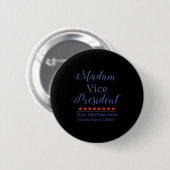 Vizepräsident Kamala Harris Button (Vorne & Hinten)