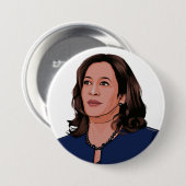 Vizepräsident Kamala Harris Button (Vorne & Hinten)
