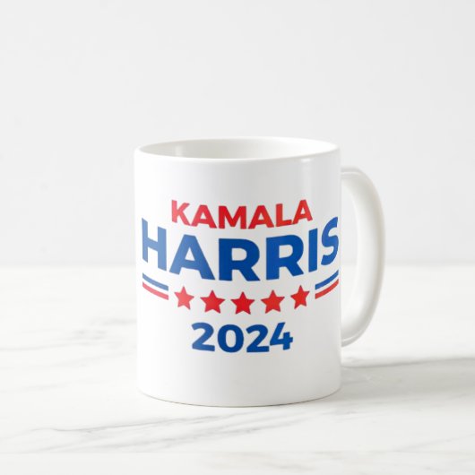 Vizepräsident Kamala Harris für den Präsidenten 20 Kaffeetasse (VorderseiteRechts)
