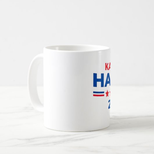 Vizepräsident Kamala Harris für den Präsidenten 20 Kaffeetasse (Vorderseite Links)