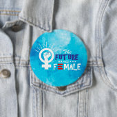 Vizepräsident Kamala Harris Future ist weiblich Button (Beispiel)