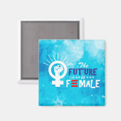 Vizepräsident Kamala Harris Future ist weiblich Magnet (Vorderseite/Rückseite)