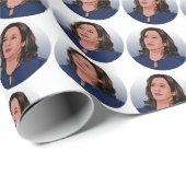 Vizepräsident Kamala Harris Geschenkpapier (Rolleneckpunkt)