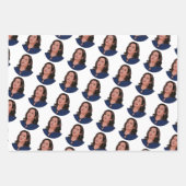 Vizepräsident Kamala Harris Geschenkpapier Set (Vorderseite)