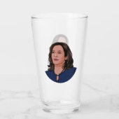 Vizepräsident Kamala Harris Glas (Rückseite)