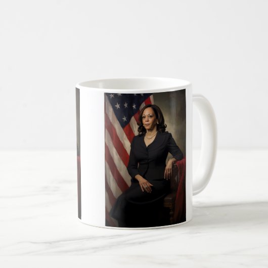 Vizepräsident Kamala Harris Kaffeetasse (VorderseiteRechts)