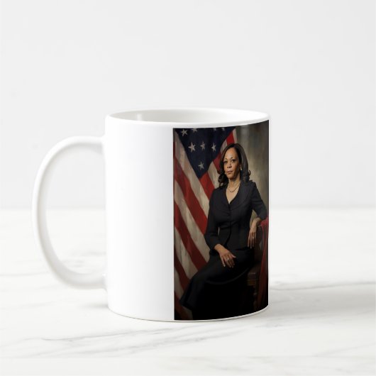Vizepräsident Kamala Harris Kaffeetasse (Links)