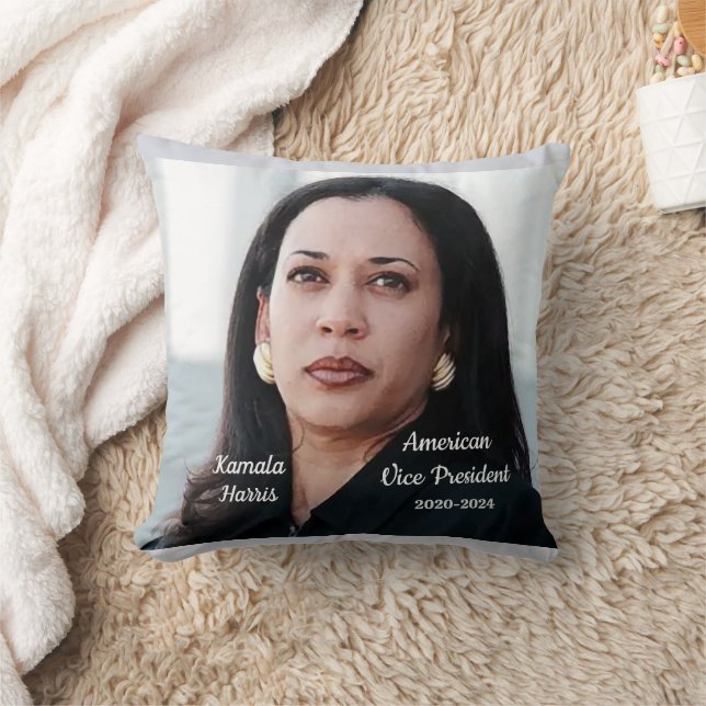 VIZEPRÄSIDENT KAMALA HARRIS KISSEN (Decke)