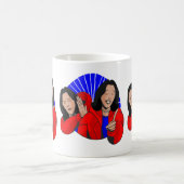 Vizepräsident kamala harris meme lustig kaffeetasse (Mittel)