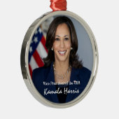 Vizepräsident Kamala Harris Metal Ornament (Rechts)