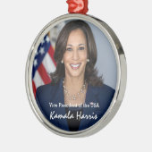 Vizepräsident Kamala Harris Metal Ornament (Links)