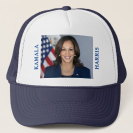 Vizepräsident Kamala Harris Offiziell Foto Unisex Truckerkappe