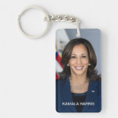 Vizepräsident Kamala Harris Offiziell Portrait Schlüsselanhänger (Vorderseite)