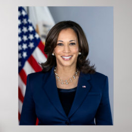 Vizepräsident Kamala Harris Offizielles Foto Poster