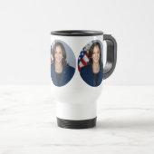 Vizepräsident Kamala Harris Offizielles Foto Reisebecher (VorderseiteRechts)