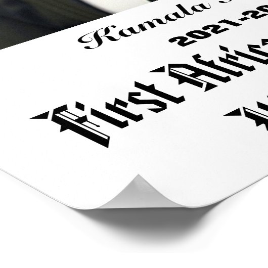 VIZEPRÄSIDENT KAMALA HARRIS POSTER (Ecke)