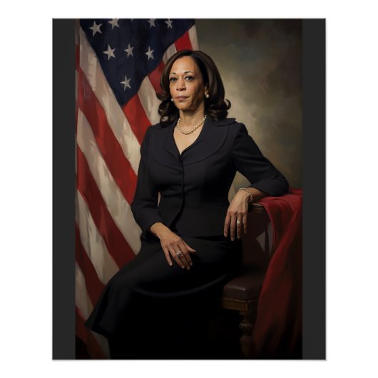 Vizepräsident Kamala Harris Poster (Vorderseite)