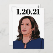 Vizepräsident Kamala Harris Postkarte (Vorne/Hinten)