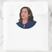 Vizepräsident Kamala Harris Runder Aufkleber (Tasche)