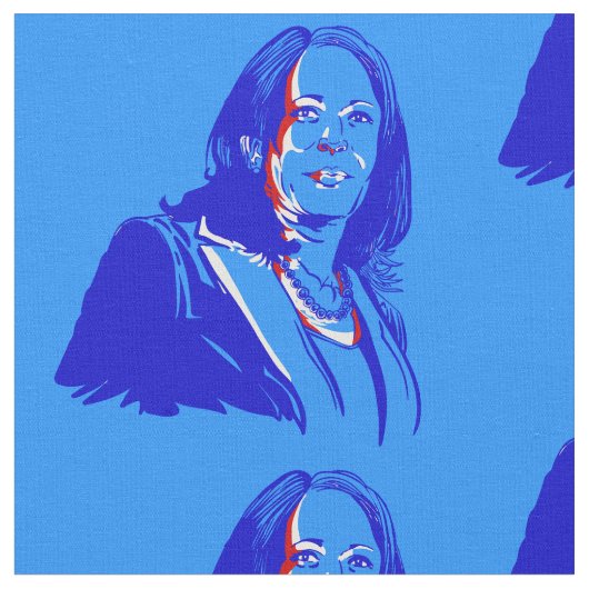 Vizepräsident Kamala Harris Stoff (Nahaufnahme)