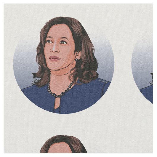 Vizepräsident Kamala Harris Stoff (Nahaufnahme)