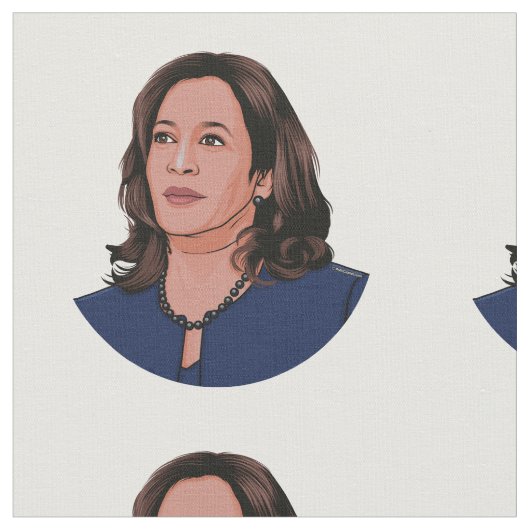 Vizepräsident Kamala Harris Stoff (Nahaufnahme)